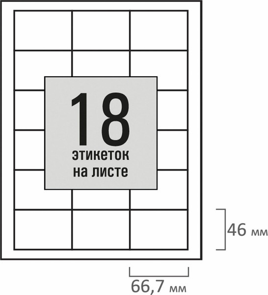 Изображение товара Набор этикеток Staff 115653