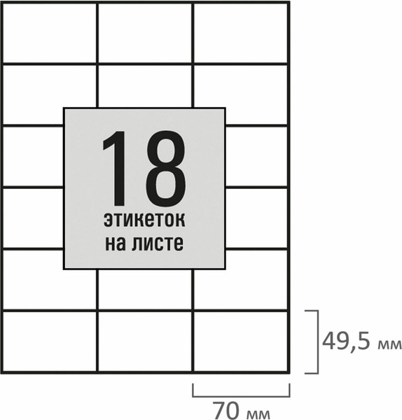 Изображение товара Набор этикеток Staff 115654