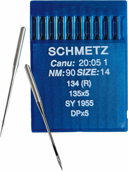 Изображение товара Набор игл для промышленной швейной машины Schmetz DPx5 90 Sch-10 (10шт, универсальные)