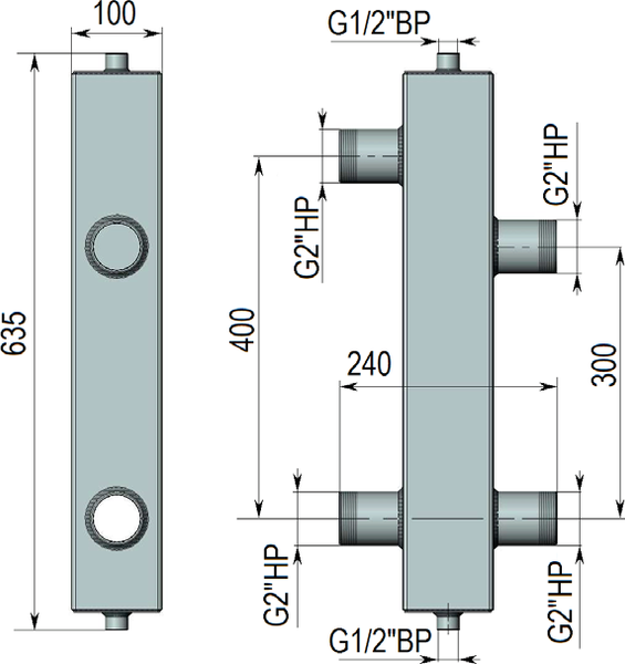 Изображение товара Гидрострелка Стэн До 110кВт