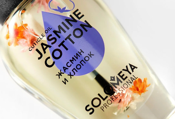 Изображение товара Масло для кутикулы Solomeya Jasmine and Cotton с витаминами (14мл)