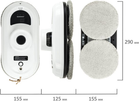 Изображение товара Робот-мойщик окон Sonnen Tech RWC-122 UltraClear / 456235
