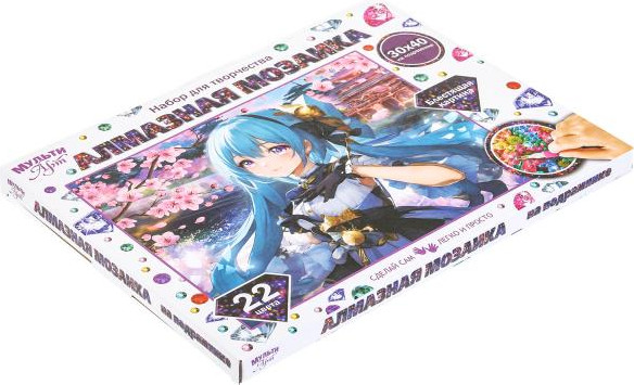 Изображение товара Набор алмазной вышивки MultiArt Аниме / AM30X40-115945