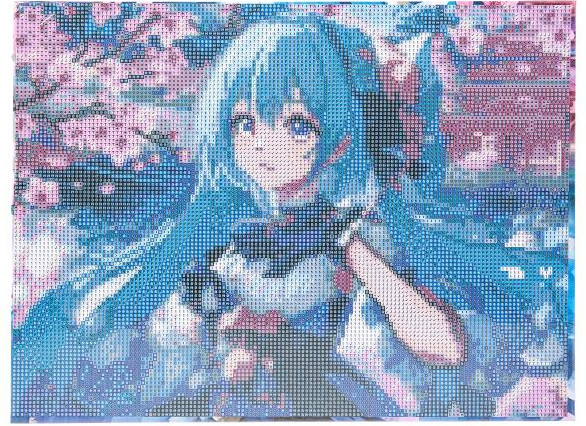 Изображение товара Набор алмазной вышивки MultiArt Аниме / AM30X40-115945