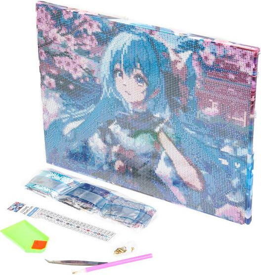 Изображение товара Набор алмазной вышивки MultiArt Аниме / AM30X40-115945