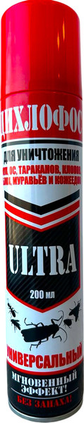 Изображение товара Аэрозоль от насекомых Аэро-Про Дихлофос Ultra (200мл)