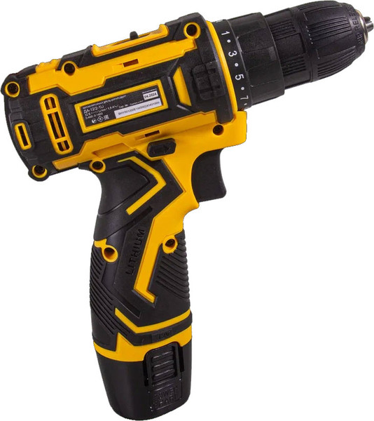 Изображение товара Аккумуляторная дрель-шуруповерт EUROLUX ДА-12/2-1Li ( 72/14/68)