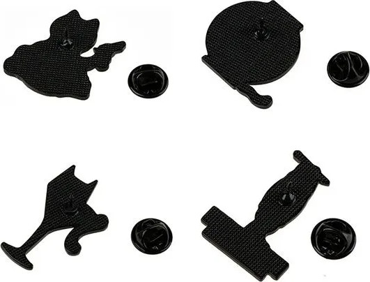 Изображение товара Набор значков Meshu Black cats / MS_60346 (4шт)