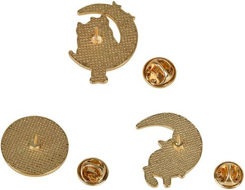 Изображение товара Набор значков Meshu Moon cats / MS_60347 (3шт)