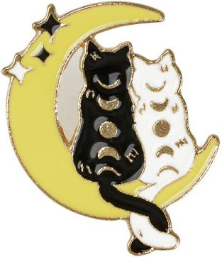 Изображение товара Набор значков Meshu Moon cats / MS_60347 (3шт)
