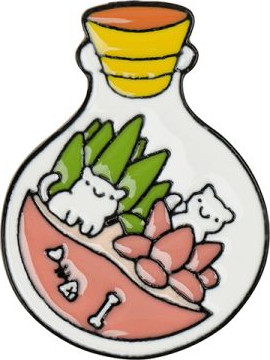 Изображение товара Набор значков Meshu White cats / MS_60350 (4шт)