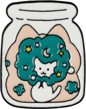 Изображение товара Набор значков Meshu White cats / MS_60350 (4шт)