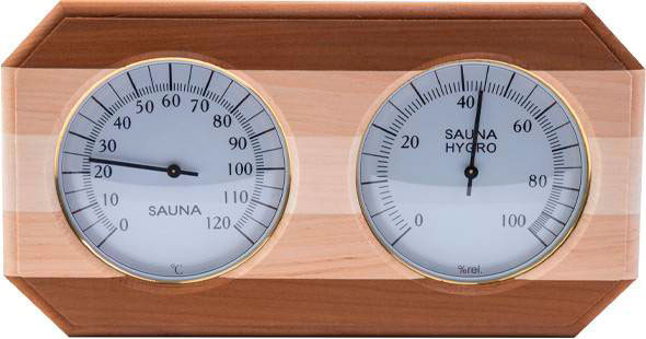 Изображение товара Термогигрометр для бани Doorwood TH-22-C (контраст)