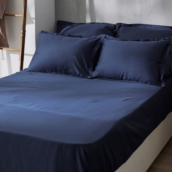 Изображение товара Простыня Sima-Land Home Tencel 235x240 / 10285363 (синий)