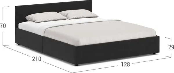 Изображение товара Полуторная кровать Moon Family 1250 / MF005980