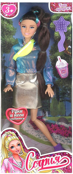 Изображение товара Кукла с аксессуарами Карапуз София / 66001-C77-S-BB