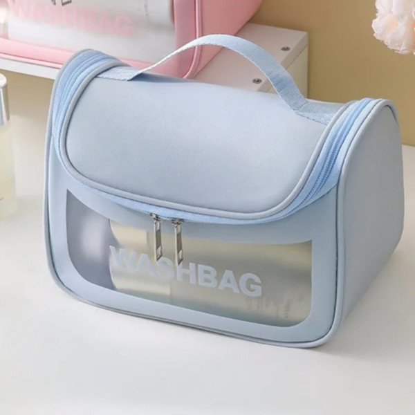 Изображение товара Косметичка Kristaller Washbag Zippered Envelope / 25070 (голубой)
