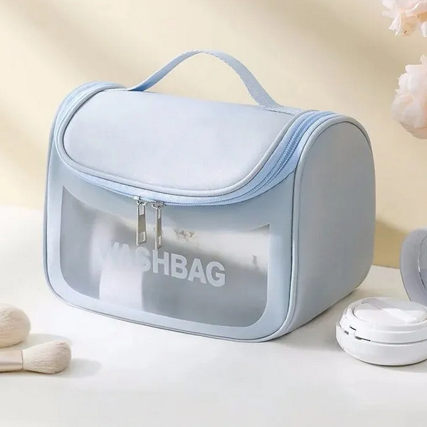 Изображение товара Косметичка Kristaller Washbag Zippered Envelope / 25070 (голубой)