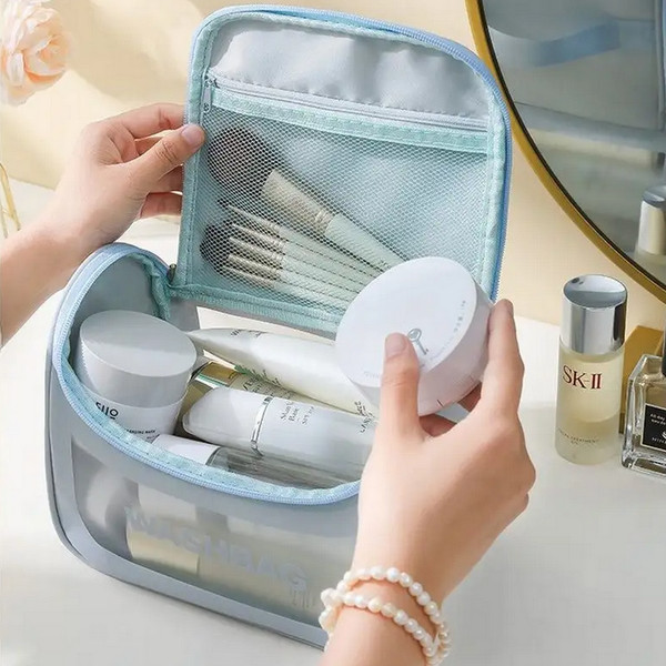 Изображение товара Косметичка Kristaller Washbag Zippered Envelope / 25070 (голубой)