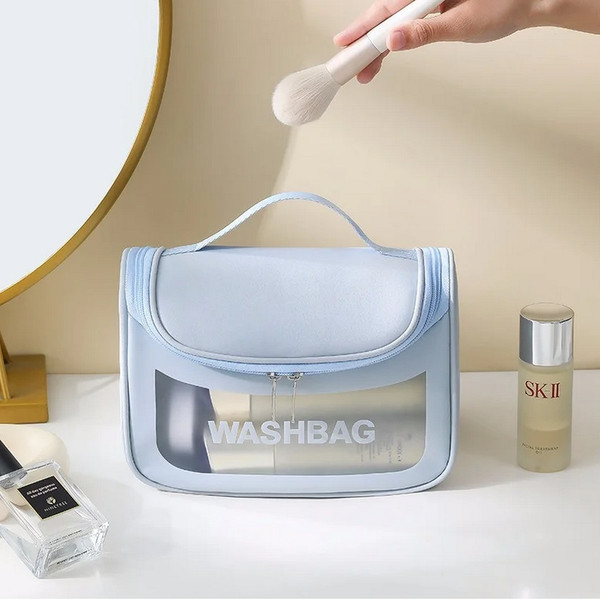 Изображение товара Косметичка Kristaller Washbag Zippered Envelope / 25070 (голубой)
