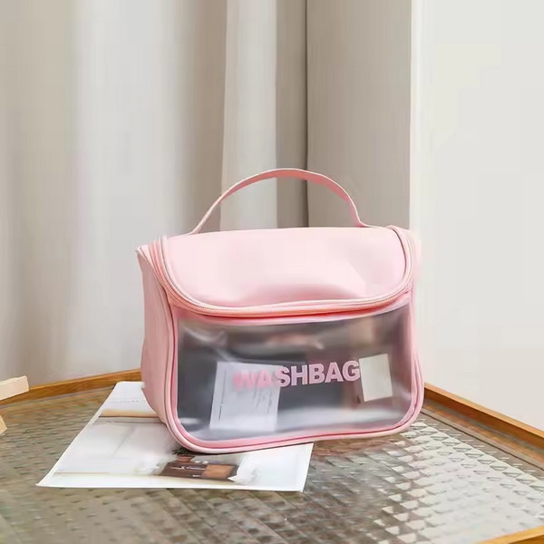 Изображение товара Косметичка Kristaller Washbag Zippered Envelope / 25069 (розовый)
