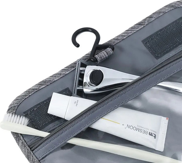 Изображение товара Косметичка Kristaller Travel Hook Classic / 25107 (серый)