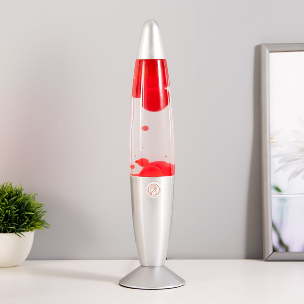 Изображение товара Ночник Risalux Лава / 3484018 (серебристый)