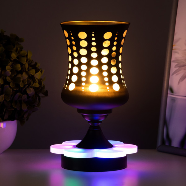 Изображение товара Аромалампа Risalux Круги / 9951665 (черный)