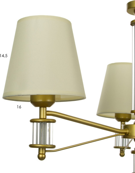 Изображение товара Люстра BayerLux 1091/3GD / 5443323 (золото)