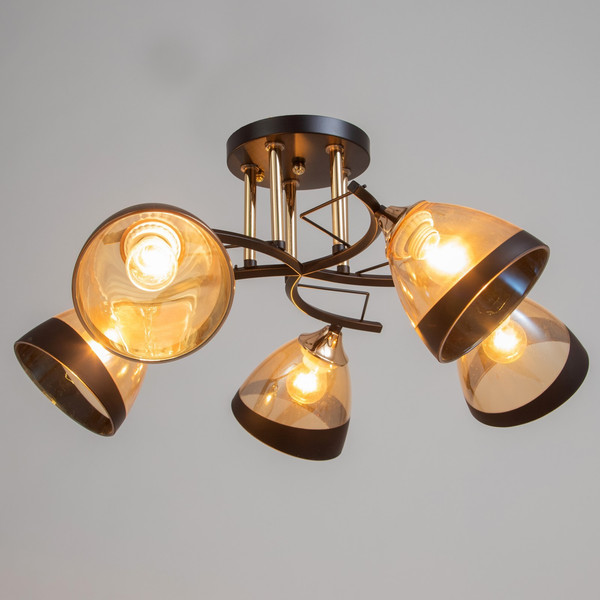 Изображение товара Люстра BayerLux Аделла 9227493 (черный/золото)