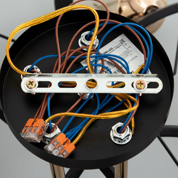 Изображение товара Люстра BayerLux Аделла 9227493 (черный/золото)