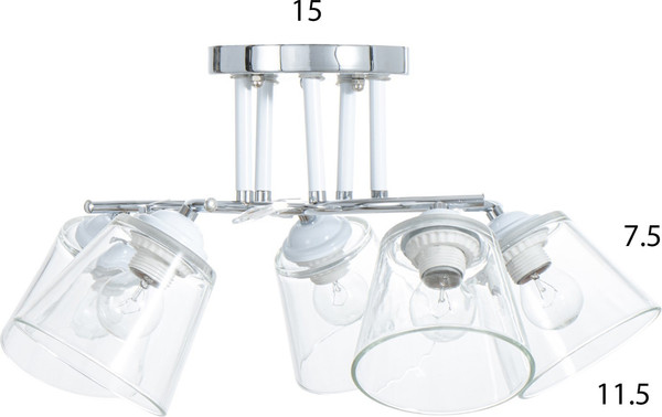 Изображение товара Люстра BayerLux Аиша 9408266 (хром)