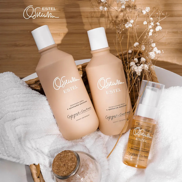 Изображение товара Набор косметики для волос Estel Сердце сияния Шампунь 300мл+Кондицицонер 250мл+Масло 50мл