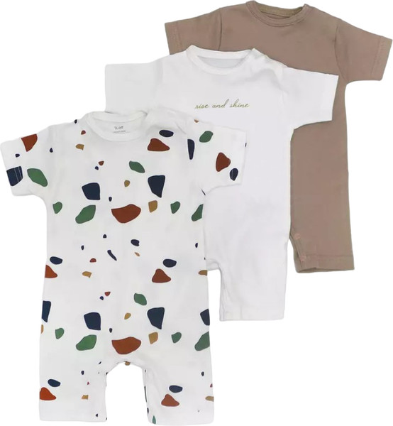 Изображение товара Набор комбинезонов для малышей Rant Mosaic / 1375/1 (р.86, бежевый)