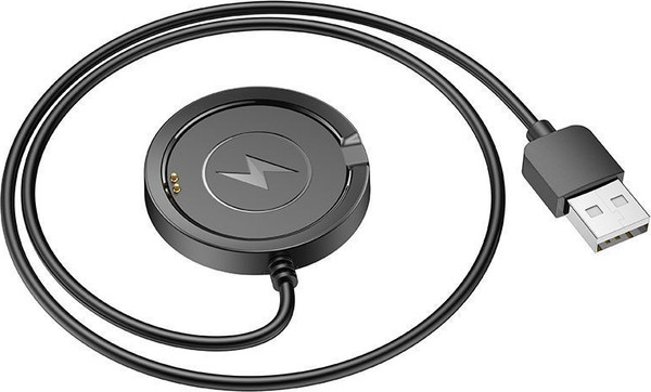 Изображение товара Зарядный кабель Hoco Y22 для смарт-часов (черный)