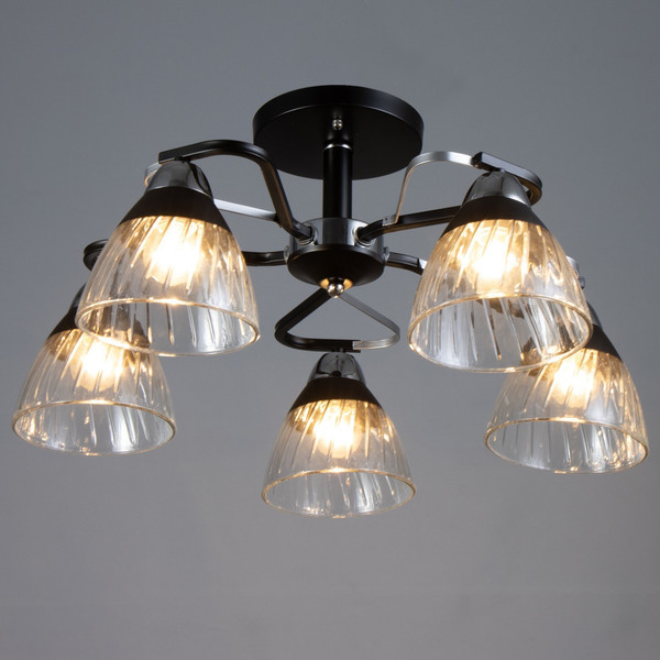 Изображение товара Люстра BayerLux Берн 9557903 (черный/хромовый)