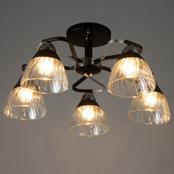 Изображение товара Люстра BayerLux Берн 9557903 (черный/хромовый)