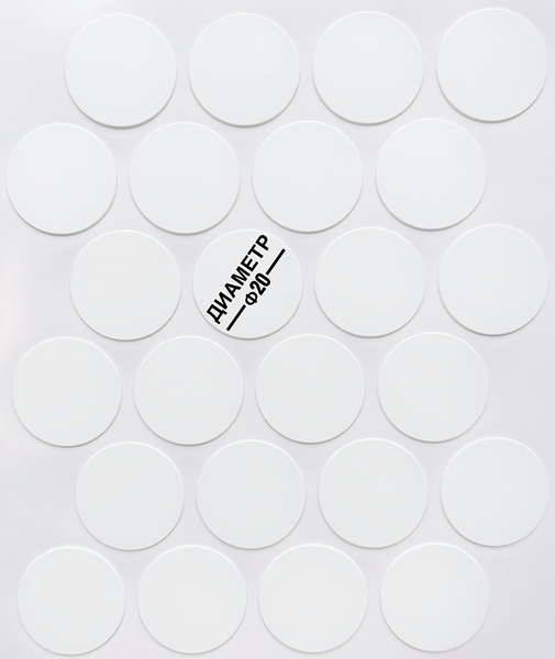 Изображение товара Заглушка мебельная Samet 2004DM101-24/50 (50 листов, белый)