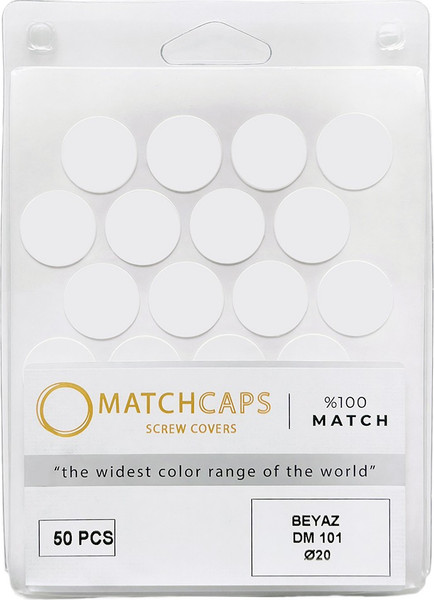 Изображение товара Заглушка мебельная Samet 2004DM101-24/50 (50 листов, белый)