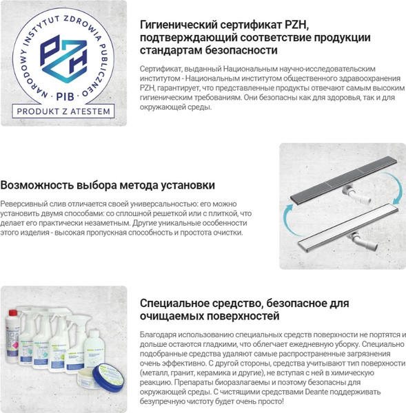 Изображение товара Трап для душа Deante KOS R08D