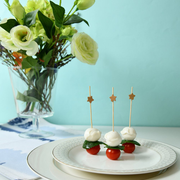 Изображение товара Набор шпажек для канапе Мультидом Космос VL80-591 (24шт, золото)