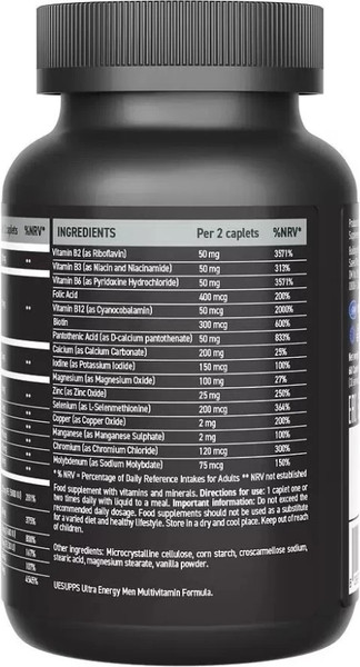 Изображение товара Витаминно-минеральный комплекс Ultrasupps Men's Sport Multivitamin (90 капсул)