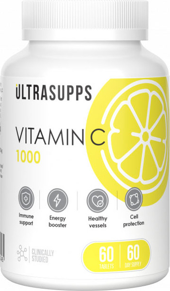 Изображение товара Витамин Ultrasupps Vitamin С (60 таблеток)