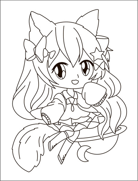 Изображение товара Раскраска Мозаика-Синтез Аниме. Очаровашки / МС14254