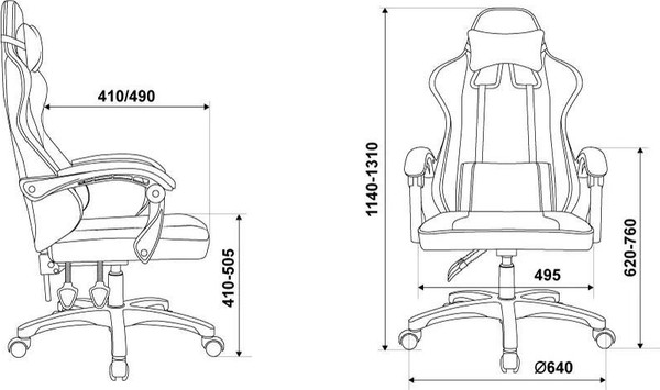 Изображение товара Кресло геймерское Бюрократ Zombie Void (черный)