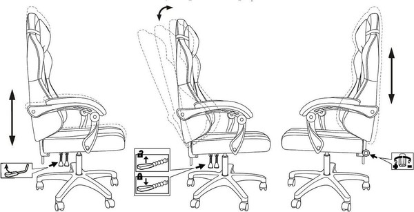 Изображение товара Кресло геймерское Бюрократ Zombie Void (черный)