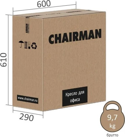 Изображение товара Кресло детское Chairman CH107 (голубой)