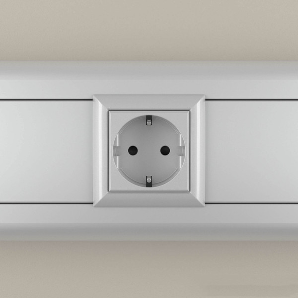 Изображение товара Розетка DKC Avanti / 4404002 (закаленная сталь)