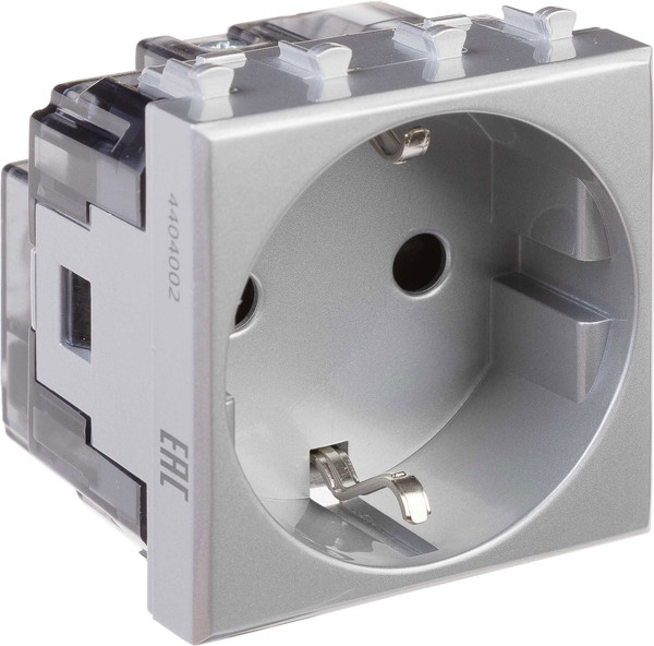 Изображение товара Розетка DKC Avanti / 4404002 (закаленная сталь)