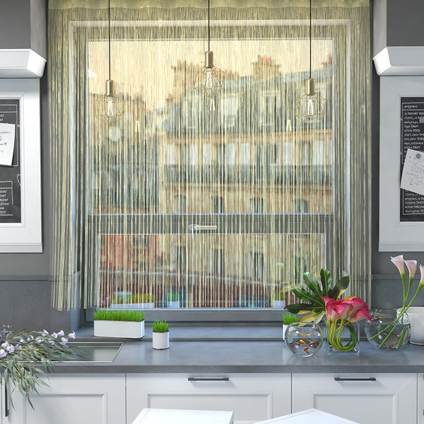 Изображение товара Гардина Лента Е585К (170x245, платина)